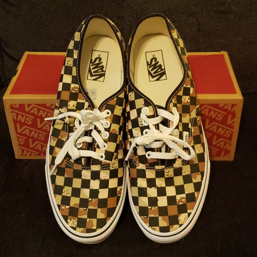Mens 12 Camo-Checkerboard